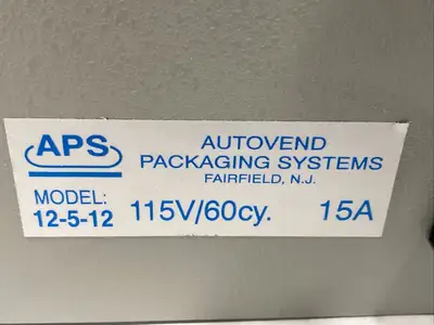 USED AUTOVEND PACKAGING SYSTEMS SHRINK WRAP CONVEYOR TUNNEL 115V/60CY. 15A