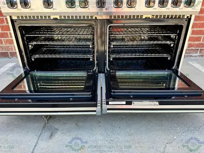 USED VIKING VDR5606GQSS 60" STAINLESS STEEL DUAL FUEL RANGE W/ GRILL AND GRIDDLE