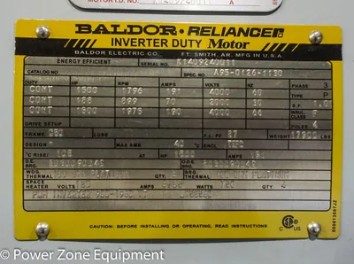 NEW BALDOR G500M