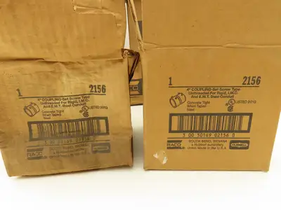 Raco Hubbell 2156 IMC EMT Set Screw Conduit Coupling 4" Lot of 10