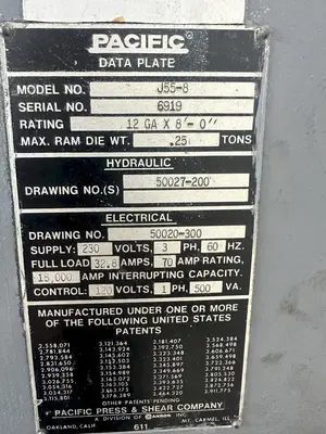 USED 1985 PACIFIC J55-8