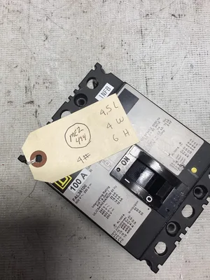 Square D FAL36100 Circuit Breaker 100 amp molded case