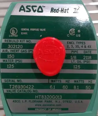 ASCO HT8320G013 Solenoid Valve Loc6C23/1