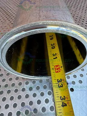 USED ALLEGHENY BRADFORD 6.2 LITER  STAINLESS STEEL FILTER HOUSING 150 PSIG