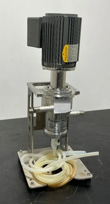 CINC V02 annular centrifugal contactor, 316L SS.