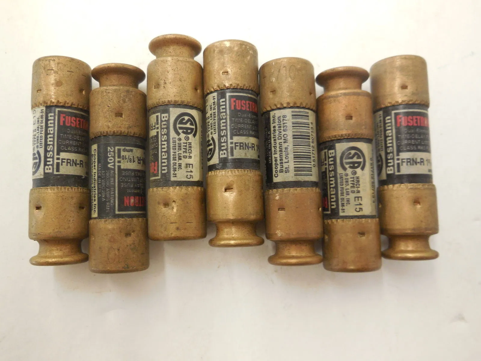 7 NEW FUSETRON FRN-R-1-8/10 FUSES FRNR1810