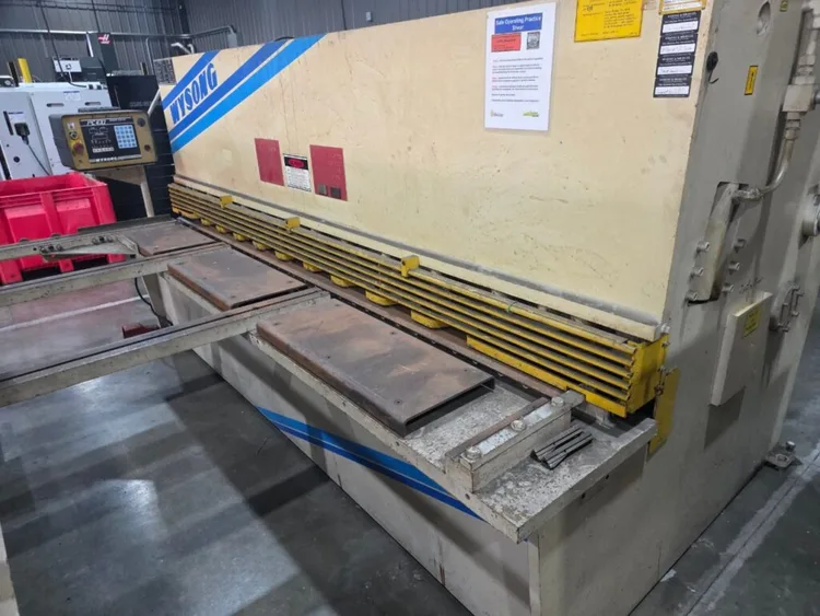 Used WYSONG H-2510 Power Squaring Shears (Inch) Georgia US | The Equipment Hub #1496686