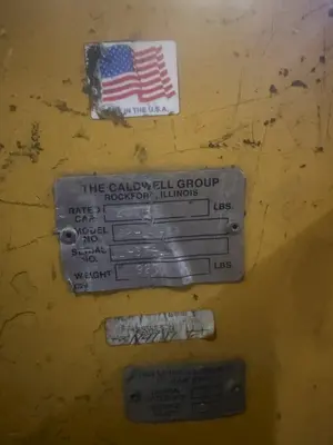 10 TON X 48" CALDWELL MODEL #82-10-48 COIL LIFT C HOOK: YOBRO #25228