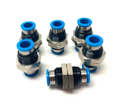 USED FESTO PUSH-IN BULKHEAD CONNECTOR 10MM TUBE