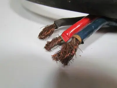 Carol Portable 7.5' Power Cable 4/3 Type W 600V/2000V Sunlight & Water Resistant