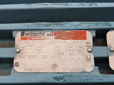 125 hp, 460 volts, 3565 rpm, 444TS Electric Motor