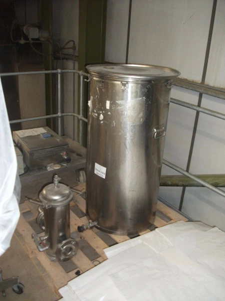 250 L S/S vertical Tank