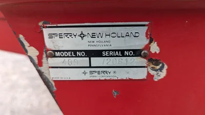 USED NEW HOLLAND HAYBINE 489