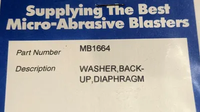 MB1664 | Comco  Diaphragm Back Up Washer LOT OF 2 - Open box