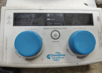 Used CHEMGLASS AREX-6 DIGITAL PRO (CG-1997-V) Temperature Control and Mixing Instruments California US | Biotech Equipment Sales #1464601