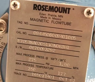 NEW ROSEMOUNT 8705TNA030S1W3N0G3H1 DIGITAL FLOW METER TRANSMITTER