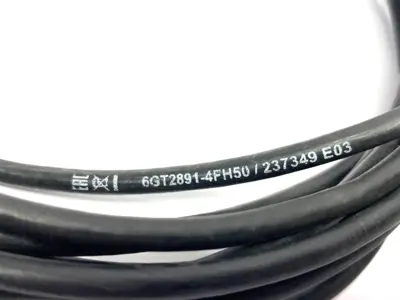 USED SIEMENS SIMATIC RF PLUG-IN MV CABLE ASSEMBLY M12 M/F