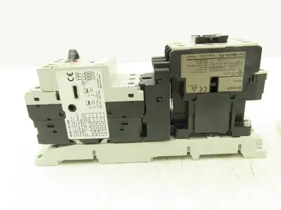 Fuji Elec BM3RSR-P16 Manual Starter .1-.16A  Adj Overload w Contactor Lot of 2