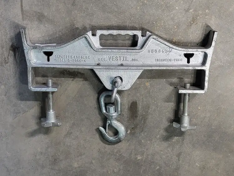 Used VESTIL D-FORK-4 Forklift Attachments British Columbia CA | Lenmark #477562