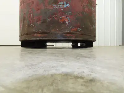 250 Gal Fuel Oil Gas Diesel Storage Tank Single Wall Steel Skid Tank 42x48"