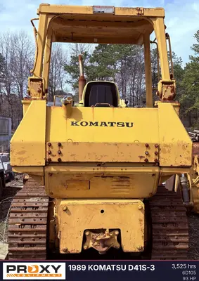 Used 1989 KOMATSU D41S-3 Compact Track Loaders New Jersey US | Proxy Equipment #1388599