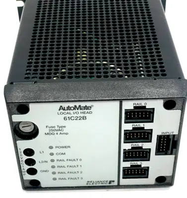 USED RELIANCE ELECTRIC 61C22B AUTOMATE LOCAL I/O HEAD 803456-34RE