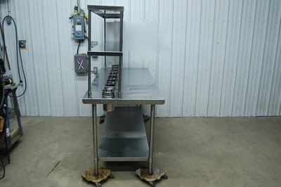 142-0761 72 Inch Stainless Steel Chicken Wing Sauce Prep Table
