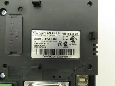 Automation Direct EA1-T4CL HMI Touch Screen Panel 4" C-More 12-24V