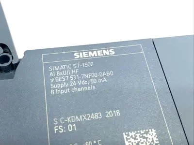 USED SIEMENS SIMATIC S7-1500, 6ES7 531-7NF00-0AB0