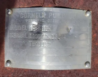 USED CORNELL GF16K