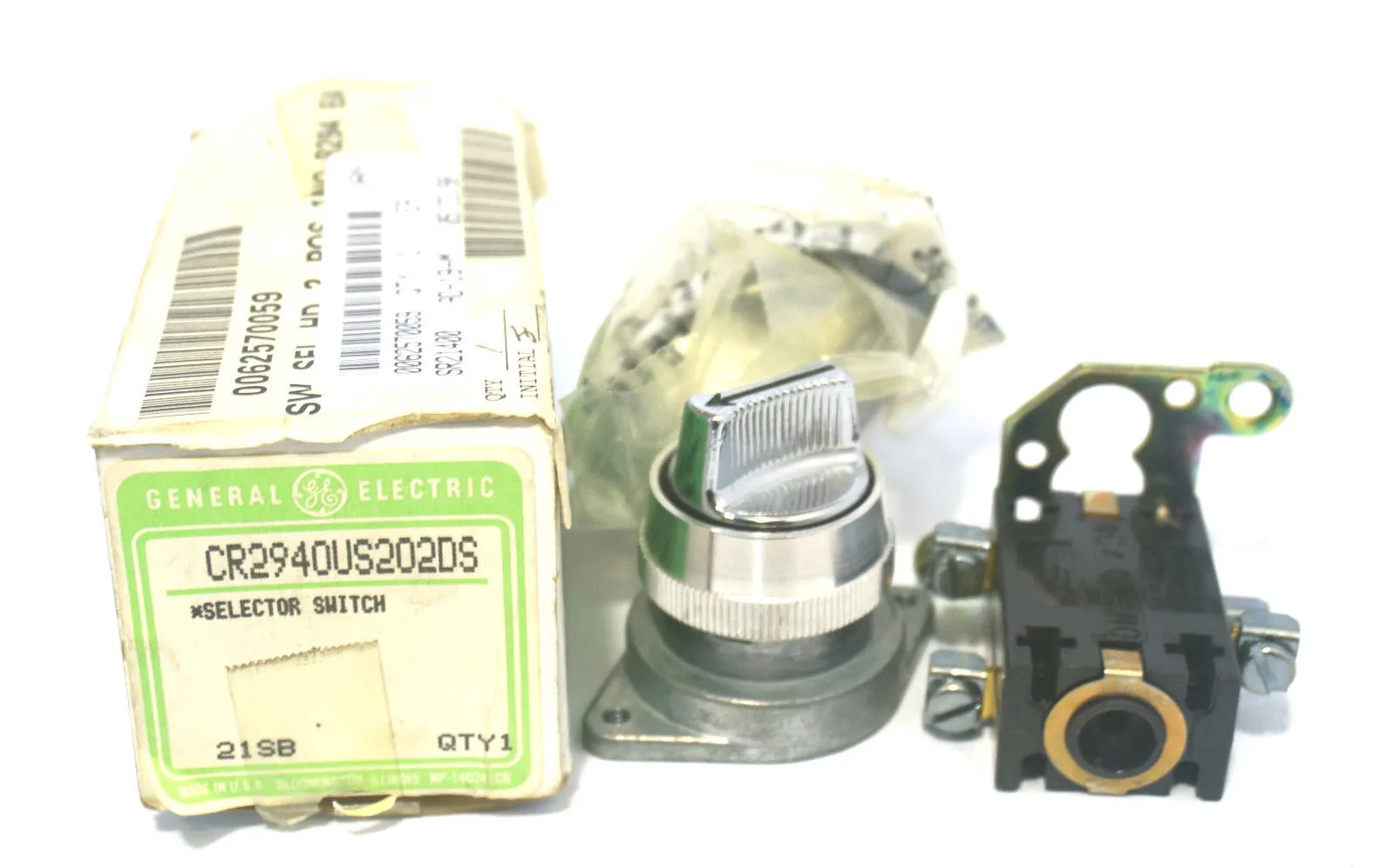 NEW GENERAL ELECTRIC CR2940US202DS SELECTOR SWITCH