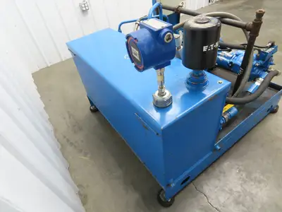 Eaton Vickers Hydraulic Power Unit 45 Gallon 19 GPM 3000PSI 20Hp 230/460V 3Ph