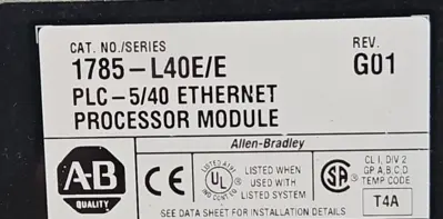 USED Allen-Bradley 1785-L40E