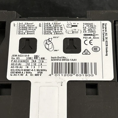 NEW Siemens 3rt2024-1ak60