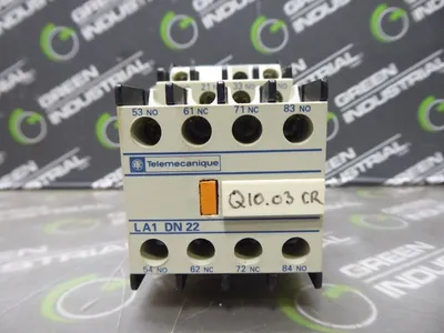 Lot of 4 Telemecanique CA3DN31 Contactor with LA1 DN22 Aux. Contact Used