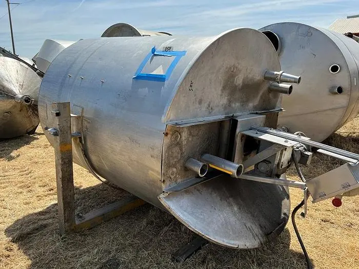 Tank, 900 Gallon, S/st, Agit, Cone Bottom #S744586