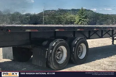 Used 1986 WABASH NATIONAL 45 X 96 Flatbed Trailers Kentucky US | Proxy Equipment #1377798