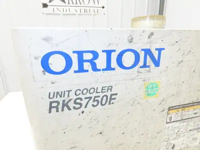Orion RKS750F Chiller Unit Cooler 200V 3Ph 2.20kW R-407C Air & Water Cooled