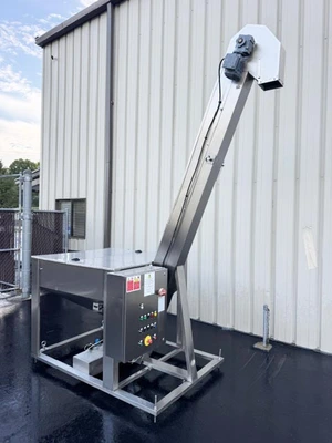 Used _UNKNOWN_ _UNKNOWN_ Cap Feed Hopper Elevator Connecticut US | Litchfield Packaging Machinery #1341148