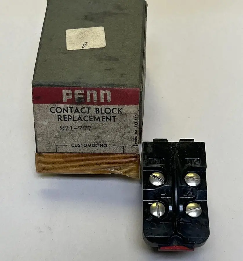 New | in-Stock PENN 271-777 Contact Blocks Ohio US | Surplus Asset Holdings #1246869