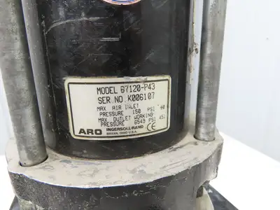 Ingersoll Rand ARO 67120-P43 Pneumatic Extrusion Pump Air Motor Only