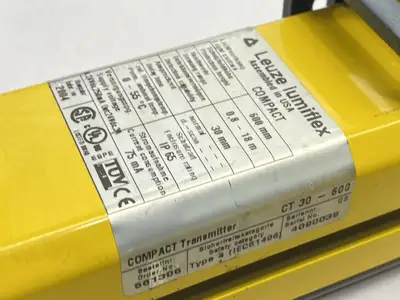 Used Leuze COMPACT Safety Light Curtain Receiver And Transmitter Light Curtains & Grids Michigan US | Maverick Industrial Sales #1400822