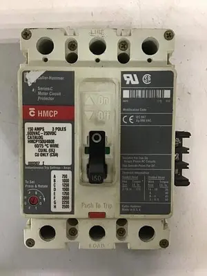 USED CUTLER HAMMER HMCP150U4B08