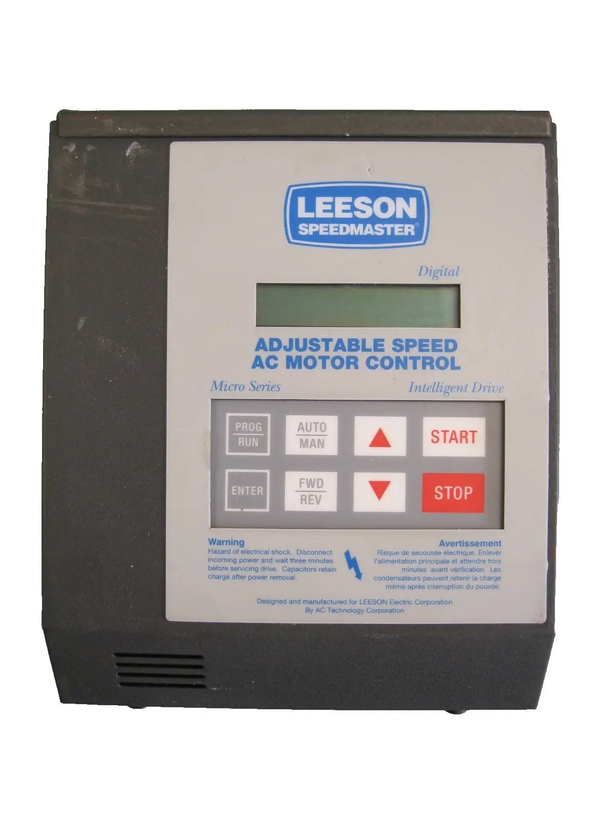 Leeson Speedmaster Adujstable AC Motor Control - Unlabeled G3