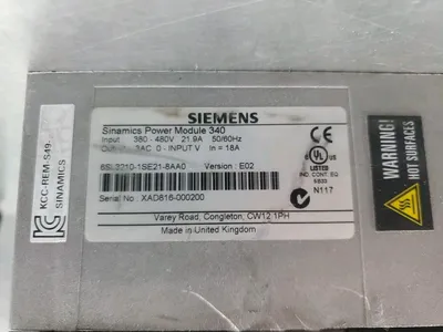 USED Siemens SINAMICS Power Module 340