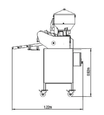 MANUFACTURAS LENIN Certified Hopper Head Unit Tortilla Production | Harvest Equipment and Fabrication Inc (3)