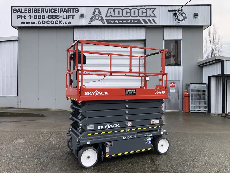 New | in-Stock 2024 SKYJACK SJ4740 E ELECTRIC SCISSOR LIFT Scissor Lifters Alberta CA | Adcock Equipment #1417675