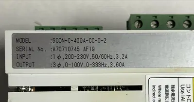 USED IAI CORPORATION SC0N-C-400A-CC-0-2