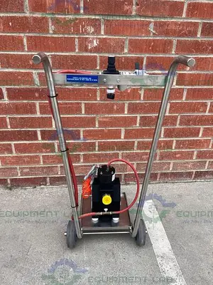 USED WILDEN DIAPHRAGM PUMP 100 PSIG W/ CART