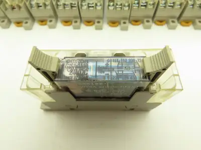 Omron G7SA-3A1B Relay W/Base 6A 30vdc 250vac 24v Coil Lot of 17